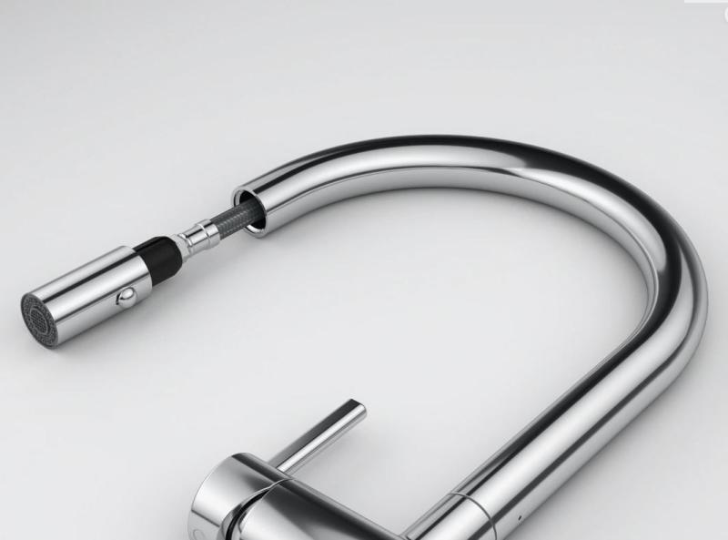 Franke Active J Küchenarmatur mit Auszugsbrause, Chrom 115.0653.401