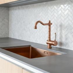 Edward Nostalgic Küchenarmatur mit schwenkbarem Auslauf Kupfer Classic 1208957130