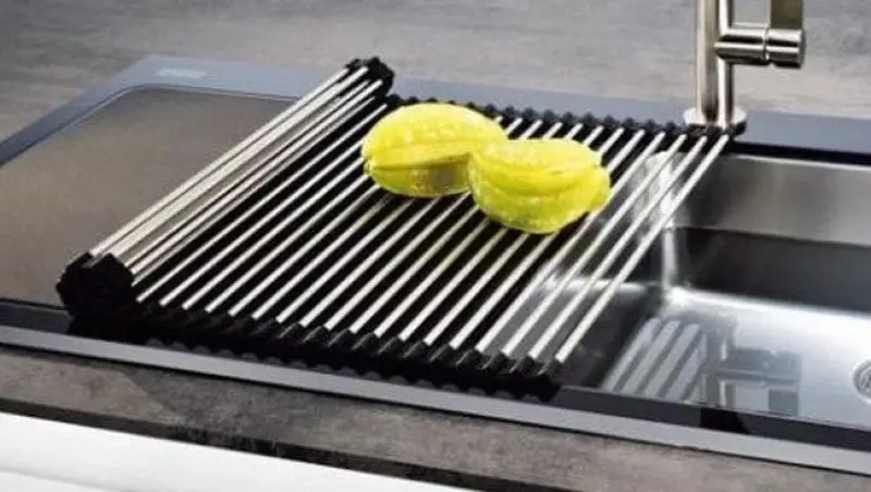 Quadri gold Rollmatte über und für den Waschbecken 43 x 32 cm 1208957223