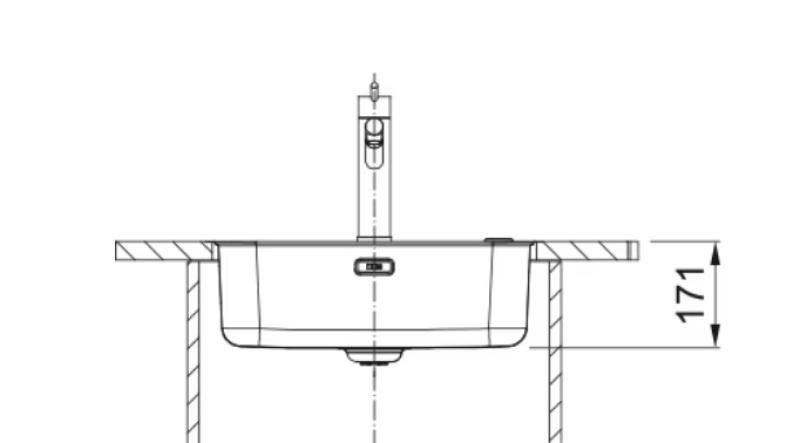 Franke Smart SRX 210.50 T Edelstahlspüle 50x40, flächenbündig 127.0688.777