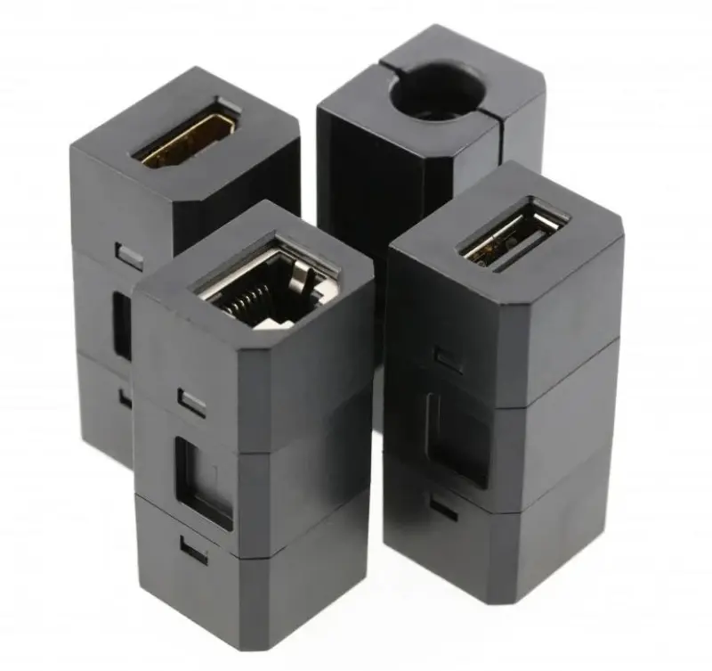 Indux Cover Einbausteckdose schwarz in Arbeitsplatte mit Stift-Erdung Typ E und austauschbaren Anschlüssen 12089573400