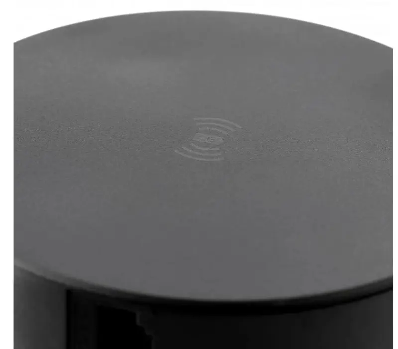 Indux Push versenkbare Küchensteckdose Schwarz mit 4 Steckdosen, Stift-Erdung Typ E, 2 x USB, 2 x RJ45 und kabellosem Laden 1208957421