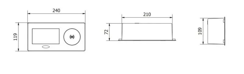 Indux Flip Küchensteckdose Stift-Erdung Typ E in Arbeitsplatte mattschwarz mit kabellosem und 2 USB-Ladegeräten 1208957428