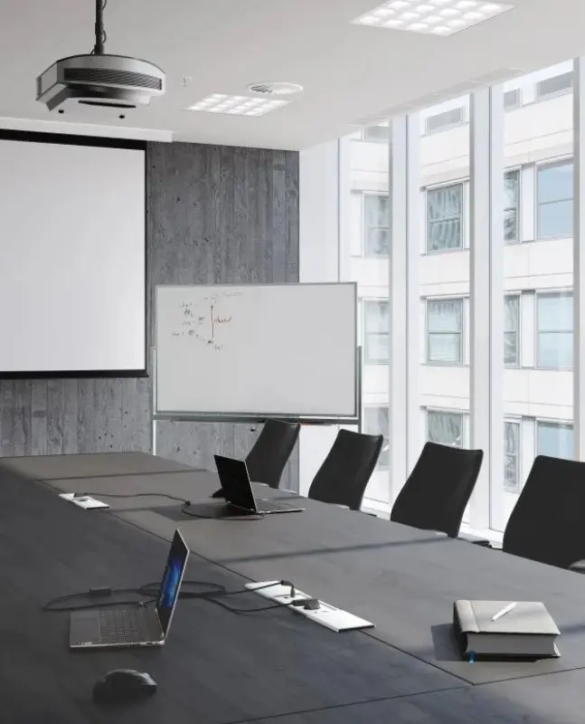 Indux Slide max Einbau-Küchensteckdose in Arbeitsplatte mit USB-A, HDMI, RJ45 und USB-C, Farbe mattweiß 1208957429