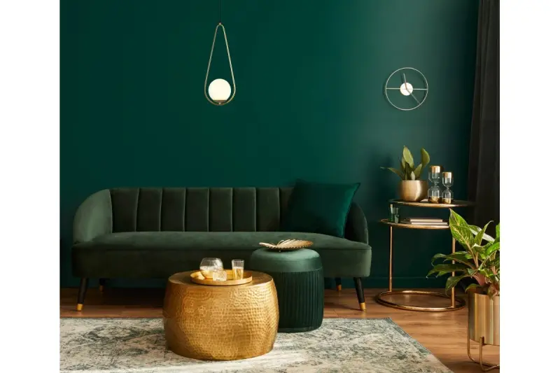 Dekor Ciklop Messing Gold Stehleuchte mit Tropfenoptik 9737