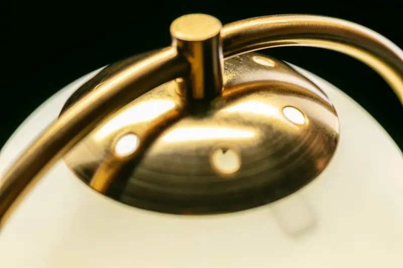 Dekor Ciklop Messing Gold Stehleuchte mit Tropfenoptik 9737