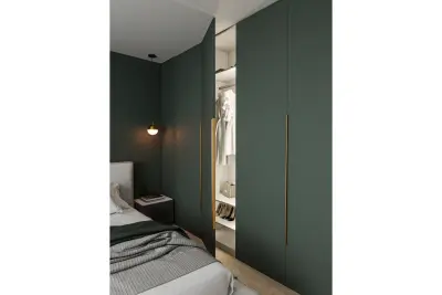 Dekor Abies Messing Gold Pendelleuchte mit rundem Metallgewölbe 3558