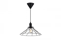 Dekor Tilia moderne dekorative Draht-Pendelleuchte schwarz 7849