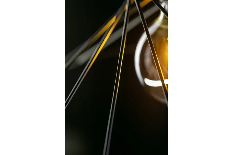 Dekor Tilia moderne dekorative Draht-Pendelleuchte schwarz 7849