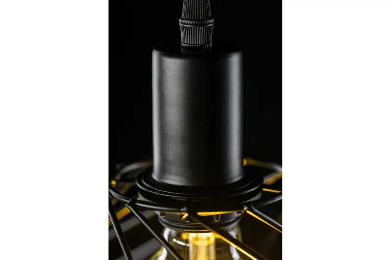 Dekor Tilia moderne dekorative Draht-Pendelleuchte schwarz 7849