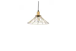 Decor Tilia moderne goldfarbene dekorative Draht-Pendelleuchte 7863
