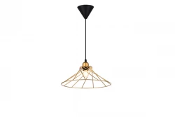 Decor Tilia moderne goldfarbene dekorative Draht-Pendelleuchte 7863