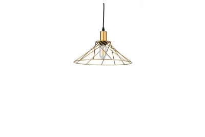 Decor Tilia moderne goldfarbene dekorative Draht-Pendelleuchte 7863