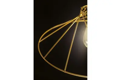 Decor Tilia moderne goldfarbene dekorative Draht-Pendelleuchte 7863
