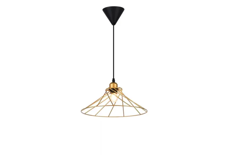 Decor Tilia moderne goldfarbene dekorative Draht-Pendelleuchte 7863