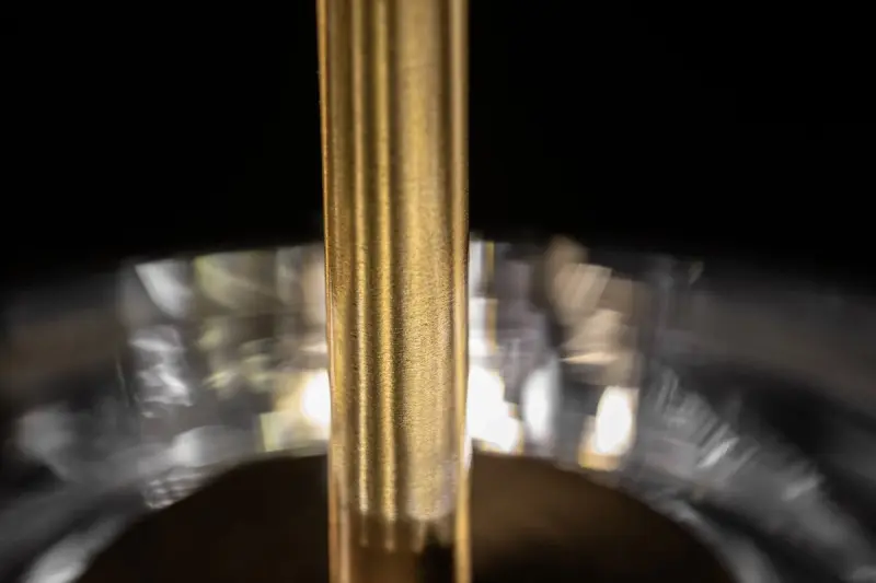 Decor Lime 332 mm hoch, moderne bernsteinfarbene Pendelleuchte 7887