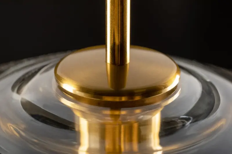 Decor Lime 339 mm hoch moderne bernsteinfarbene Pendelleuchte 7924