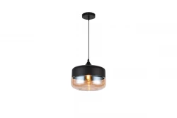 Decor Lender moderne Hängeleuchte aus Metall und Glas Breite 250 mm 8433