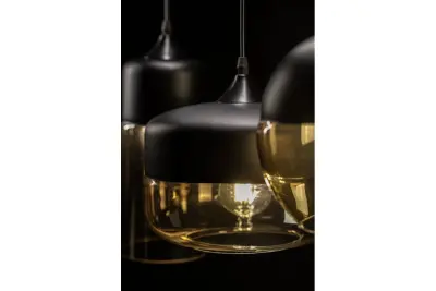 Decor Lender moderne Hängeleuchte aus Metall und Glas Breite 250 mm 8433