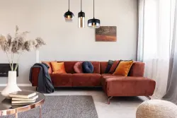 Decor Lender moderne Hängeleuchte aus Metall und Glas mit 3 Lichtquellen 9270