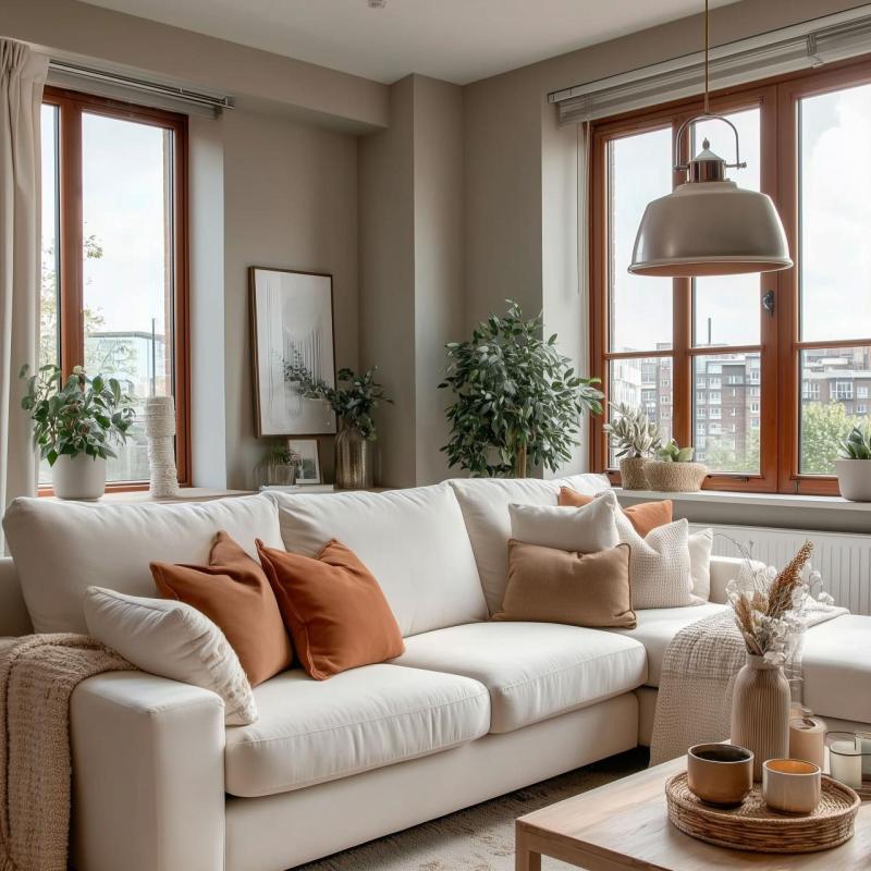 Decor Zenit Pendelleuchte mit beiger Metallkuppel und Metallic-Finish 4871