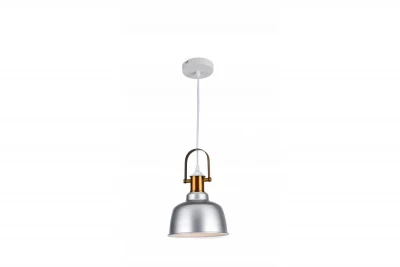 Decor Zenit Pendelleuchte mit grauer Metallkuppel und Metallic-Finish 4895