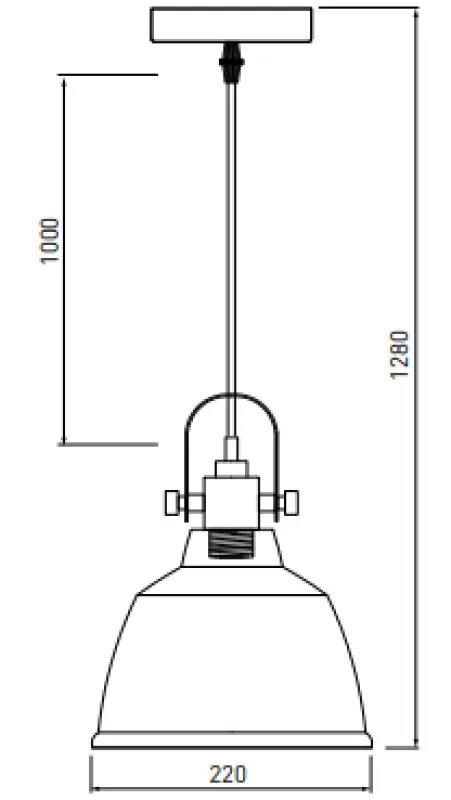 Decor Zenit Pendelleuchte mit goldener Metallkuppel und Metallic-Finish 4925