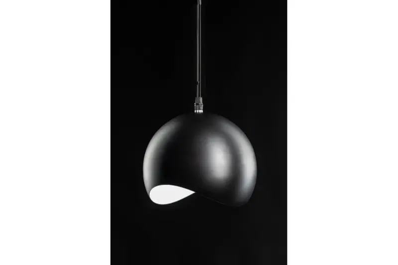 Decor Mavia kugelförmige schwarze Pendelleuchte 0931