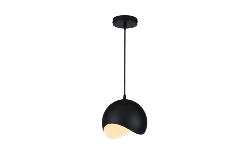 Decor Mavia kugelförmige schwarze Pendelleuchte 0931