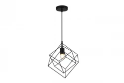 Decor Rosa geometrische Pendelleuchte bestehend aus 2 schwarzen Würfeln 3437