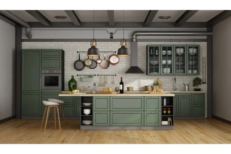 Decor Monroe moderne Pendelleuchte Schwarz-Gold 6958