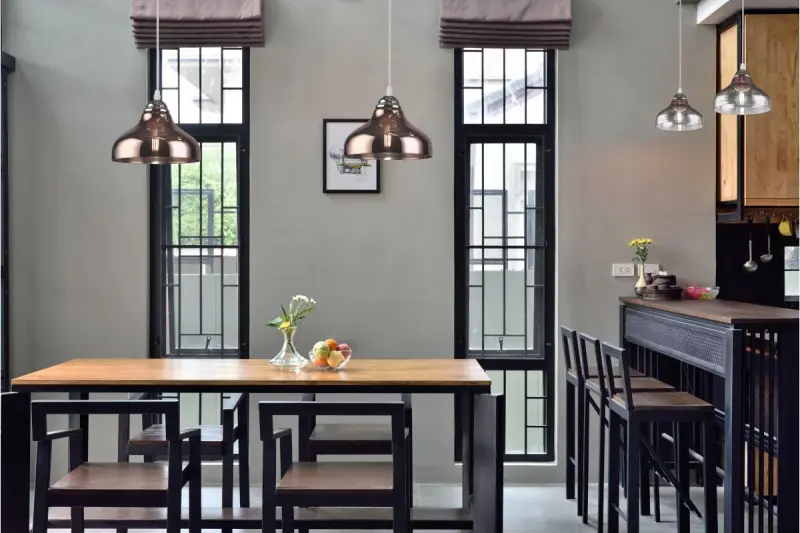 Dekor Marite klassische Pendelleuchte Braun getöntes Glas Durchmesser 26 cm 7108