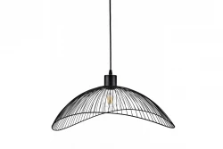 Dekor Reto Vintage Draht-Pendelleuchte Schwarz, 40 cm Durchmesser 4137