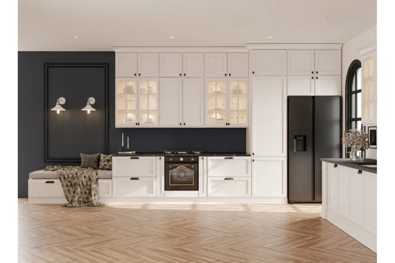 Decor Loret verstellbare Wandleuchte Weiß, 20 cm Durchmesser 7871