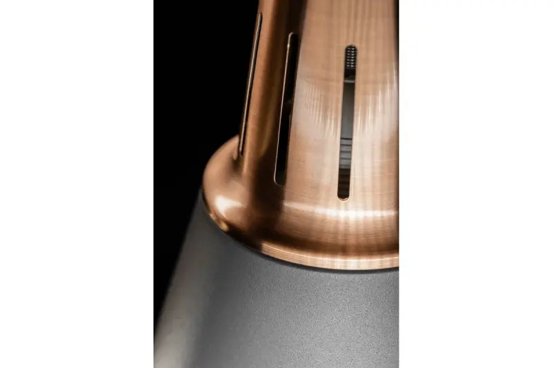 Decor Gianni stilvolle Pendelleuchte Grau-Kupfer, 22 cm Durchmesser 8051