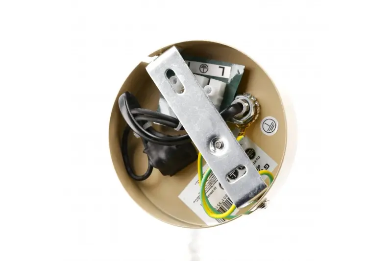 Decor Etore beige Wandlampe mit Metallarm, 11 cm Durchmesser 1907