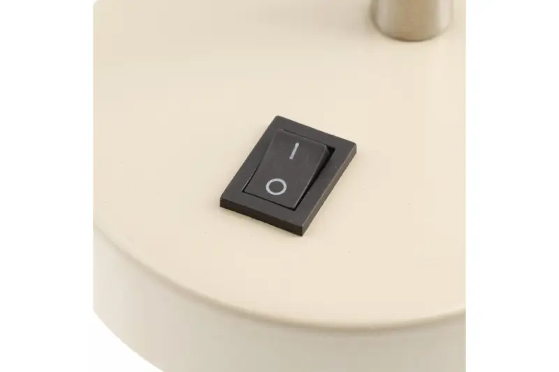 Decor Etore beige Wandlampe mit Metallarm, 11 cm Durchmesser 1907