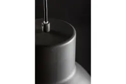 Decor Dante schwarz matt Pendelleuchte mit weißem Innenraum, Durchmesser 27,5 cm 2119