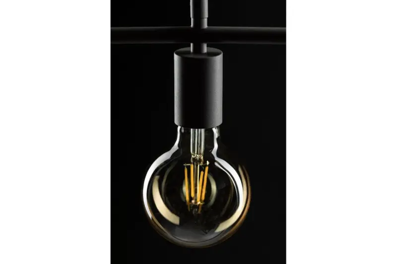 Dekor Lija graue Einpunkt-Pendelleuchte quadratisch 2836