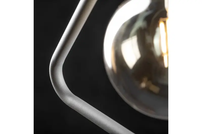 Decor Gija graue Einpunkt-Pendelleuchte dreieckig 2751