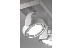 Decor Wally Deckenleuchte oder Wandleuchte mit beweglichem Kopf, Weiß, 2 Lichtquellen 4373