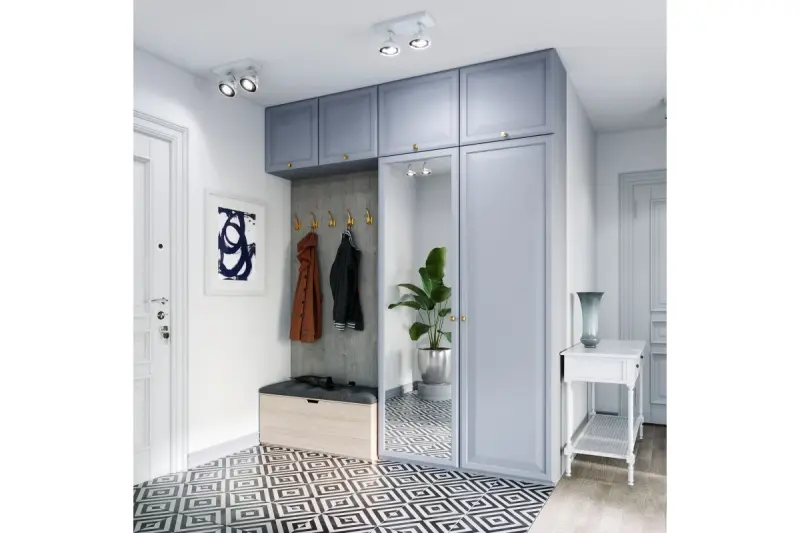 Decor Wally Deckenleuchte oder Wandleuchte mit beweglichem Kopf, Weiß, 2 Lichtquellen 4373