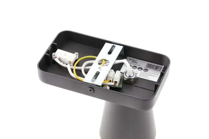 Dekor Elli moderne schwarze Wandleuchte mit Schalter und 1 Leuchtmittel 4533