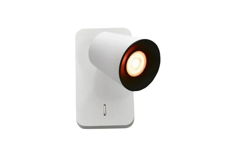 Dekor Elli moderne weiße Wandleuchte mit Schalter 4434