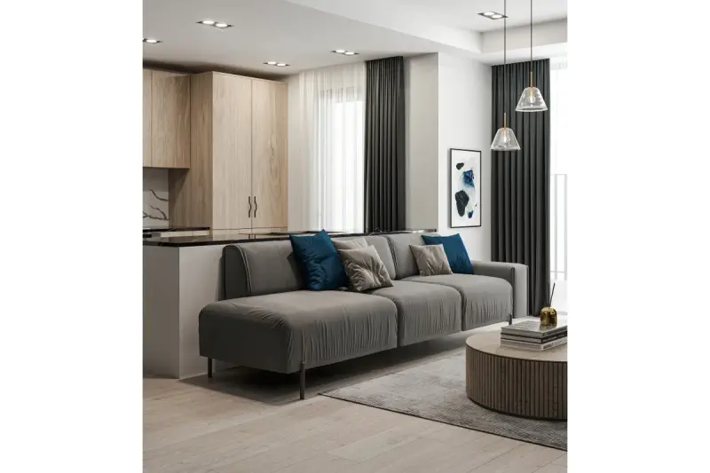 Decor Milo schwarze rahmenlose Deckeneinbauleuchte mit 2 Lichtquellen 4755