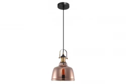 Decor Muscari II Pendelleuchte kupferfarben in Metallic-Finish und Messingfassung 3787