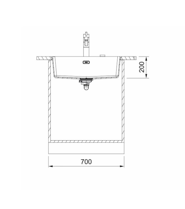 Franke Maris MRG 210-62 Fragranite Polarweiß Spüle Flach Einbau