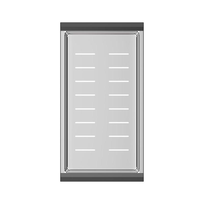 Quadri Resteschale aus Edelstahl 38x20cm für Durham-Spüle 1208957910