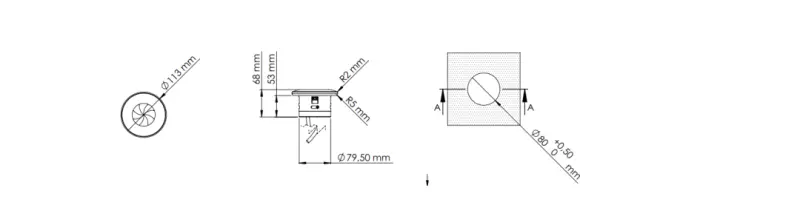 Indux Cover Einbau-Steckdose Erdung Typ F, matt weiß mit abschließbarem Deckel 1208957927