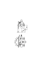Cisal Arcana Ceramic Wannenbatterie mit Handbrause, Kupfer AC00010226